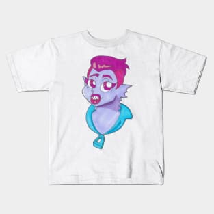 Grinning Fish Babe Kids T-Shirt